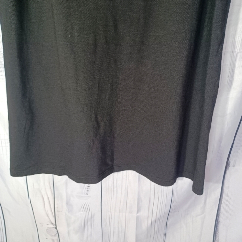 Anthropologie AMADI Black V-Neck Twist Puff Sleeve Dress NWT - Picture 14 of 14